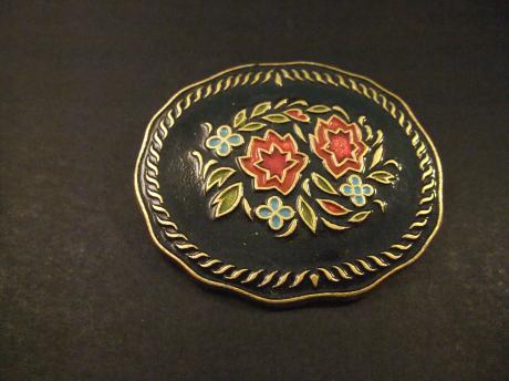 Bloemetjes broche speld voor op je jurk vintage